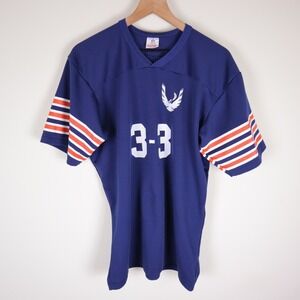 vtg 3-3 Rawlings NFL Chicago Bears Blank Jersey 80s 90s Adult Large 22x29